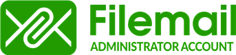 Filemail Administration Account